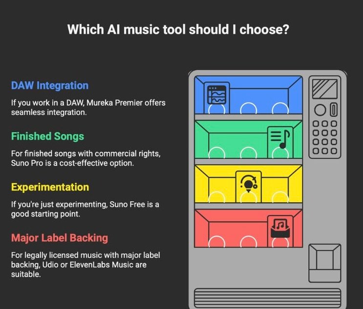 20260412-4 - Mureka AI purchase decision flowchart showing when to buy Premier vs Suno