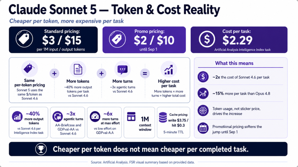 画像 Claude Sonnet 5 token and cost reality: same / per-token price as Sonnet 4.6, but about